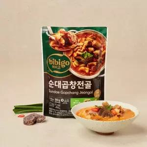 CJ 비비고 순대곱창전골 550g
