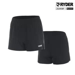 [라이더] 배드민턴 편한 운동 반바지 여성 3부 팬츠 하의 블랙 2026RSBP-1