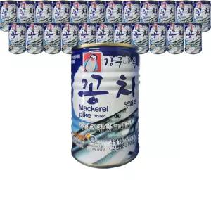 강구나루 꽁치 통조림 400g x 24개 한박스 대용량 업소용
