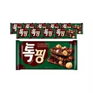 오리온 톡핑 헤이즐넛 그래놀라 43g, 10입, 1개