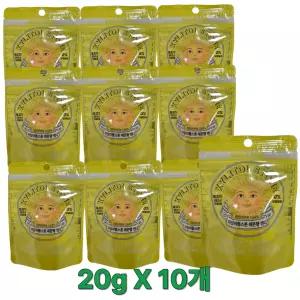 [무료배송]자일리톨스톤 미니 지퍼백 레몬 20g X10개
