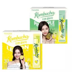 티젠 인기 콤부차 레몬 30스틱+파인애플 30스틱