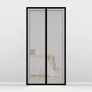현관문 자석 방충망 미세망 90x210cm 여름철 벌레 차단 가림막