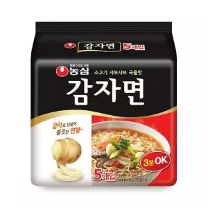 봉지라면 농심 감자면 117g 10개