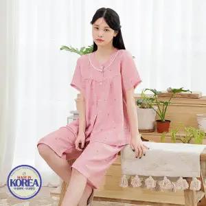 [하프클럽/]여성 잠옷 여자 홈웨어 파자마 상하세트 M6053(풍기인견)