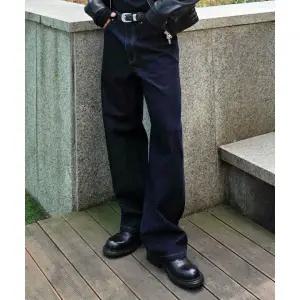 메르고 MERGO M301 레귤러 스트레이트 진 인디고
