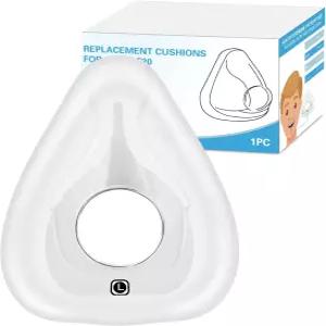 ResMed Airfit F20용 교체 쿠션 Original F20 프레임 및 엘보우와 호환 풀페이스 CPAP 마스크 부드럽고