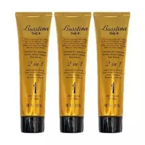 [보스티나] 더 플러스 7호 다크브라운 (흑갈색) 110ml, 2개 -AO-