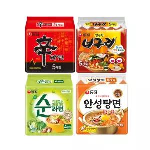 신안너순(신라면5입,안성탕면5입,너구리5입,순라면4입)