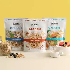Purella 퓨렐라 청정 그래놀라 넛츠 프룻 코코넛 300g