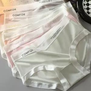 통풍 메쉬 속옷 여름용 시원한 무봉제 심리스 삼각 팬티 일상용 편안한 착용감