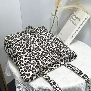 패션 빅 에코 호피숄더백 여행가방 심플모던 여자명함지갑