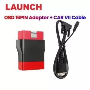 런치 X431 OBD2 16핀 어댑터 CAR VII 케이블 CRP919E BT V5.0 / TT 3S+ 3 ACE 등과 호환 가능