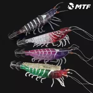 MTF 줄초상 리얼 새우 다리 삼봉 에기 80mm UV 야광 갑오징어 한치