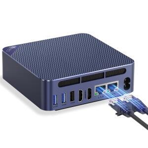 BEELINK 미니 PC, EQ14 인텔 트윈 LAN 디스플레이, 4K@60HZ 방화벽 BT5.2, /네트워크 컴퓨터, HDMI 홈 듀얼 16GB 레이크 1000MBPS 서버 /USB3.2 SSD N150(최대 3.6GHZ) DDR4 /WIFI6, 500GB