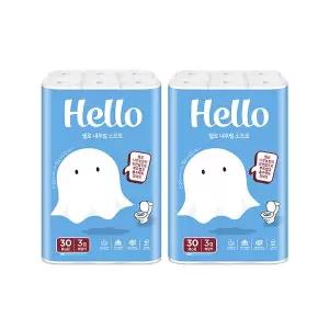 [ViPET]헬로 내추럴 소프트 27m 30롤 2팩