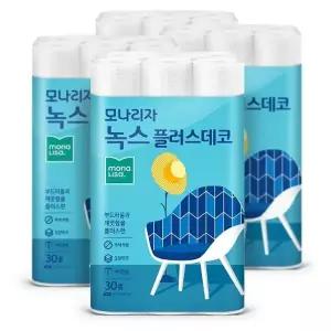 [모나리자] 녹스 플러스 데코 화장지 27m 30롤 4팩