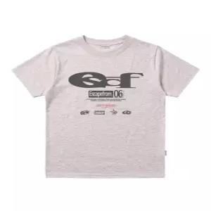 ESCF 로고 콜라주 프린트 스탠다드핏 반팔티 2color