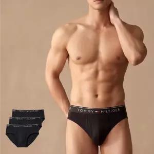 타미힐피거 남성용 마이크로 브리프 삼각팬티 3팩 블랙 3장세트 09T4410-001