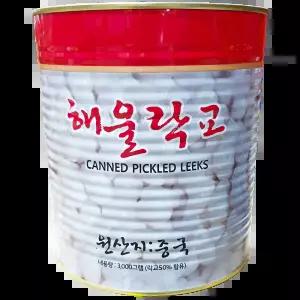해울 락교2S 3k 우동용 잔치용반찬 초밥세트용 일본무 국물용