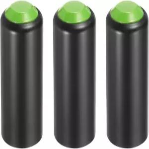 uxcell 3PCS 배터리 커버 캡 컵 마이크 나사 31mm/1.22인치 무선 블랙 그린