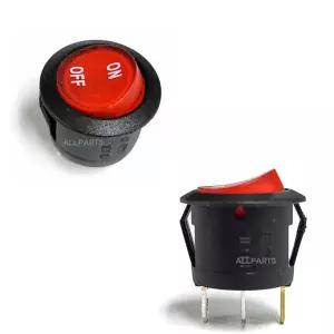 RL3-511 원형 램프 시소 스위치 적색 전원 라커 - RL3-511 원형 램프 시소 스위치 적색 전원 라커