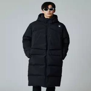 헥센 후디 롱 다운 자켓 SPIWCNDJ306UBLK