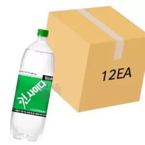 TBZ 킨 사이다 1.5L 12개입 (1BOX) 업소용 음식점음료수 대용량 식당음료수 페트병사이다