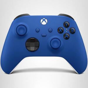 XBOX 무선 게임 컨트롤러 | 쇼크 블루 콘솔 PC 클라우드 장치 텍스처 그립 블루투스 USB-C 연결