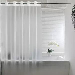 욕실 샤워 커튼을 위한 후크가 필요 없는 방수 라이너 PEVA 72인치 x 78인치 후크리스 3D 실크