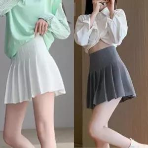 플레어 테니스 미니 스커트 속바지 부착 사계절 치마