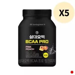 [하프클럽/기타]삼대오백 BCAA 헬스 운동 프로 핑크피치 추천 500g X5