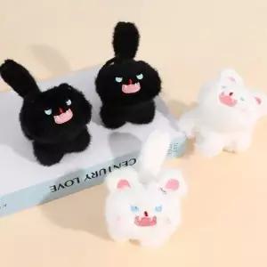 [하프클럽/]키링 인형 귀여운 고양이 열쇠고리 키홀더 화난