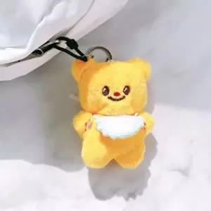 [하프클럽/]키링 턱받이 키홀더 곰 열쇠고리 인형