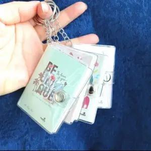 [하프클럽/]키링 열쇠고리 미니 4종류 한세트 수첩 단어장 메모장 휴대용
