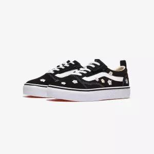 반스 올드 스쿨 키즈 BLK WHT FLW 스니커즈 운동화
