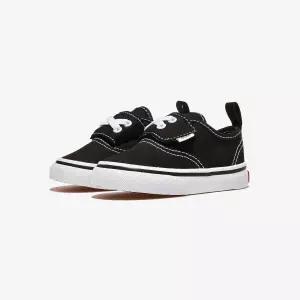 반스 어센틱 엘라스틱 벨크로 BLACK 키즈 운동화 스니커즈