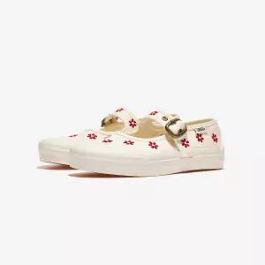 반스 메리 제인 샹티이 플로럴 Chantilly Floral WHITE RACING RED