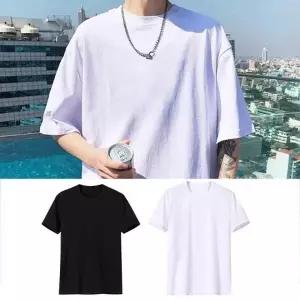 남학생 반팔티 레이어드 티셔츠 캐주얼 이 무지 남성