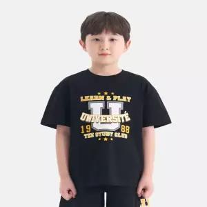 [유니브] 빅로고 반팔티셔츠(블랙) UV262ISS05_BLK