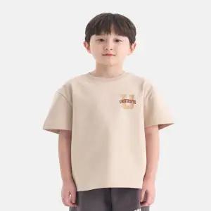 [유니브] 스몰 로고 반팔티셔츠 (베이지) UV262ISS01_BEI