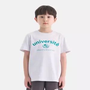 [유니브] 아치 빅로고 반팔티셔츠(멜란지화이트) UV262ISS02_MWH