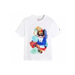 [나이키]키즈 조던 베스킷 풀 사이드 반팔 티셔츠 8 15세 2컬러 택1 N252TS382P LE1