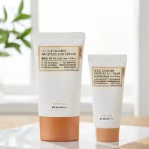 풀리 쌀 세라 수분 선크림 50ml+30ml