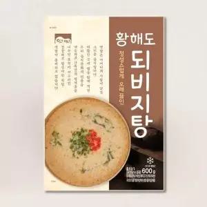 {백화점 상품} 고향식품 옛맛 황해도 되비지탕 600g 콩비지찌개 3팩 461156
