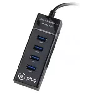 [골드스마일]USB 3.0 컴퓨터용 4포트 확장형 허브 블랙 USB장치연결 컴퓨터주변기기