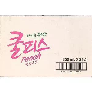 쿨피스 동원 350ml 캔 복숭아맛 24개  WFNNQTU