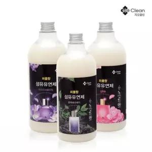 지오클린 명품향수향 퍼퓸 섬유유연제 1L x 3개 혼합