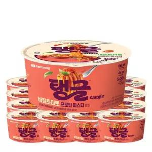 [NS홈쇼핑]삼양 탱글 바질 토마토 파스타 큰컵 16개입[36020171]