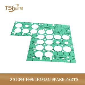 Homag 기계용 오리지널 녹색 플라스틱 도장 링 플랫 개스킷, 19 개 구멍, 3-812-04-1660,